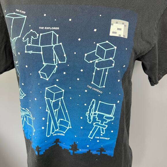 Unisex Minecraft graphic short sleeve T-shirt - Picture 4 of 7